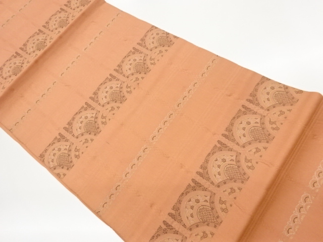 JAPANESE KIMONO / VARIATION WEAVE SEIGAIHA / CLASSICAL PATTERN WEAVE H